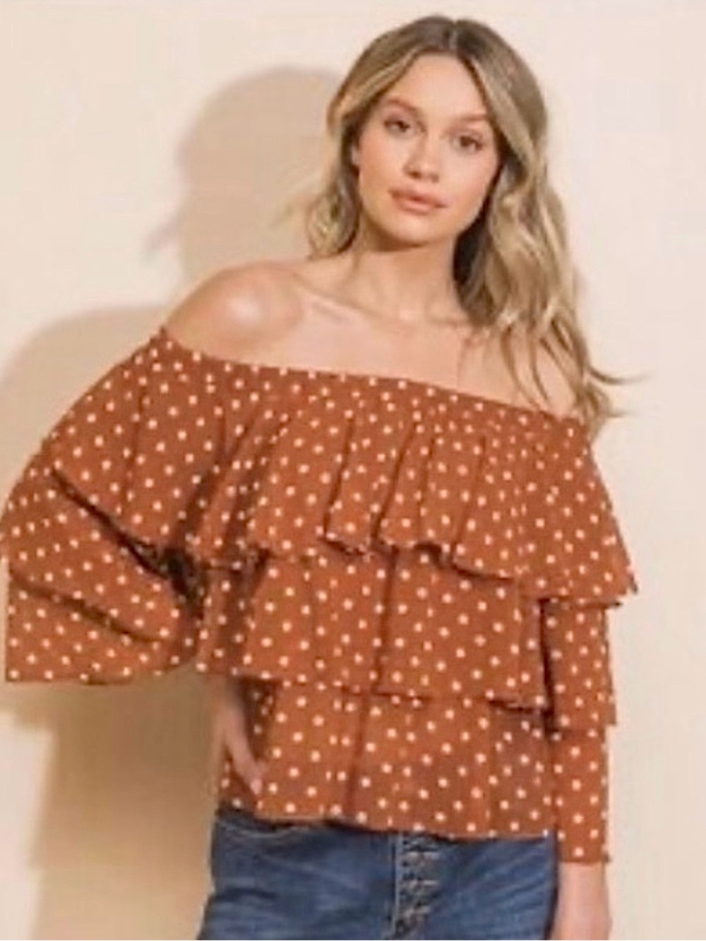 Flying Tomato Ruffle Top Size S